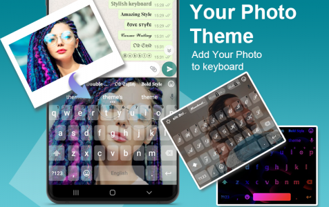 اسکرین شات برنامه Stylish Keyboard-Fonts & Theme 3