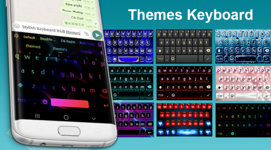 اسکرین شات برنامه Stylish Keyboard-Fonts & Theme 4