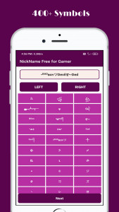 اسکرین شات برنامه Nickname Generator : For Gamer 3