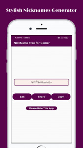 اسکرین شات برنامه Nickname Generator : For Gamer 5