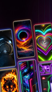اسکرین شات 2 برنامه Color Call Screen: Call Themes