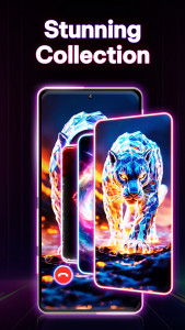 اسکرین شات 4 برنامه Color Call Screen: Call Themes