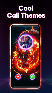 اسکرین شات 3 برنامه Color Call Screen: Call Themes