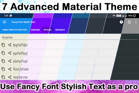 اسکرین شات برنامه Fancy Font Stylish Text 8