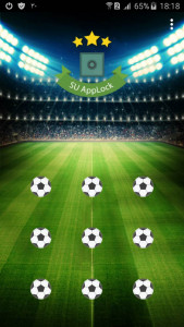 اسکرین شات برنامه تم قفل سو - Football 2