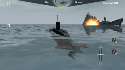 اسکرین شات بازی Submarine Simulator : Naval Warfare 6