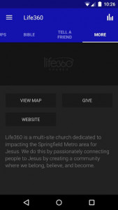 اسکرین شات برنامه Life360 Church 3
