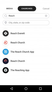 اسکرین شات برنامه The Church App 1
