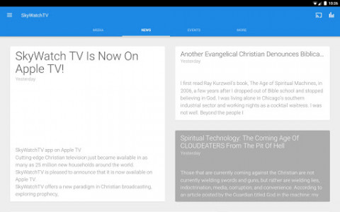 اسکرین شات برنامه SkyWatchTV App 5