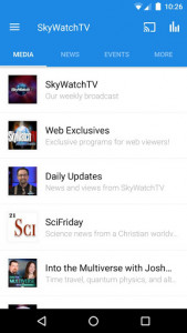 اسکرین شات برنامه SkyWatchTV App 1