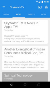 اسکرین شات برنامه SkyWatchTV App 2