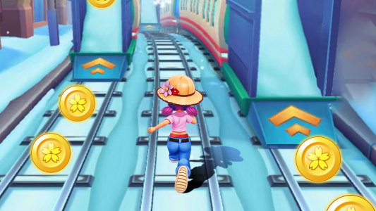 اسکرین شات بازی Railway 3D Surf 8