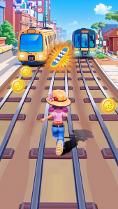 اسکرین شات بازی Railway 3D Surf 1