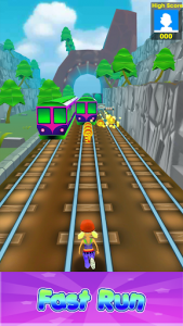 اسکرین شات بازی Subway Train Surfing Run Fun 2