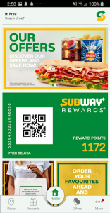 اسکرین شات برنامه Subway® - Official App 2