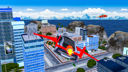 اسکرین شات بازی Flying Car Simulator 2019 3