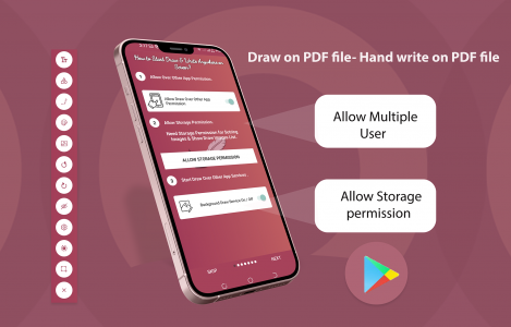 اسکرین شات 5 برنامه Draw & Write Anywhere  Screen