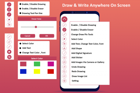 اسکرین شات برنامه Draw & Write Anywhere  Screen 1
