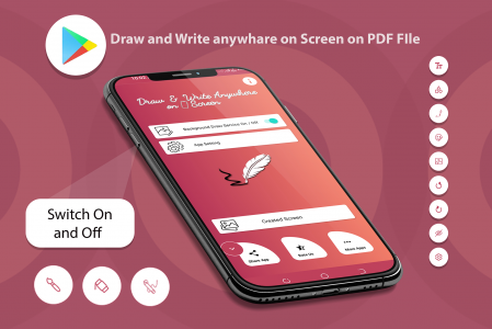 اسکرین شات 3 برنامه Draw & Write Anywhere  Screen
