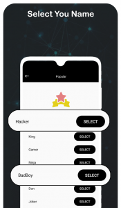 اسکرین شات برنامه Nickname Generator & Creator 5