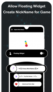 اسکرین شات برنامه Nickname Generator & Creator 2