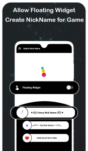 اسکرین شات 2 برنامه Nickname Generator & Creator