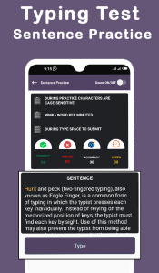 اسکرین شات 4 برنامه Typing Speed Test -Typing Game
