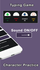 اسکرین شات 3 برنامه Typing Speed Test -Typing Game