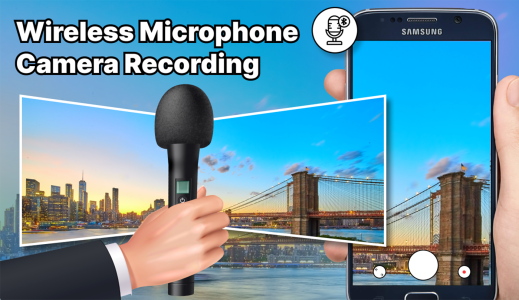 اسکرین شات 2 برنامه Wireless Mic Video Recording