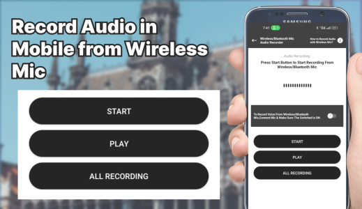 اسکرین شات 6 برنامه Wireless Mic Video Recording
