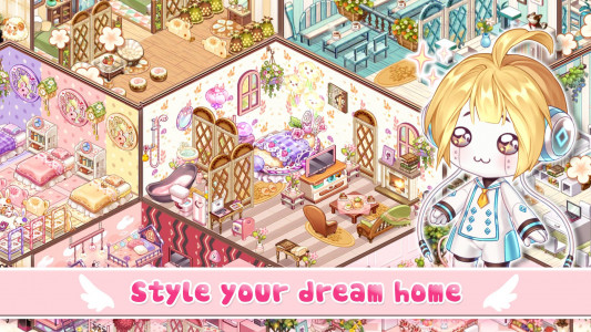 اسکرین شات بازی Kawaii Home Design - Decor & Fashion Game 1