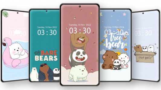 اسکرین شات 1 برنامه Bear Wallpaper Cute 4K