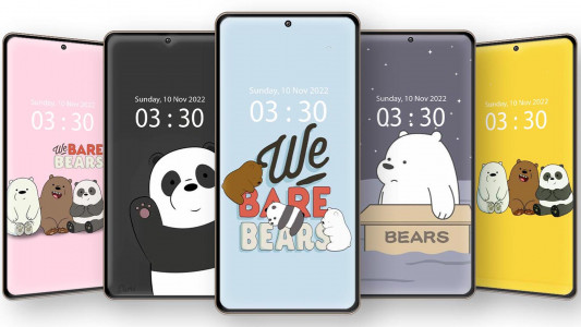 اسکرین شات 2 برنامه Bear Wallpaper Cute 4K