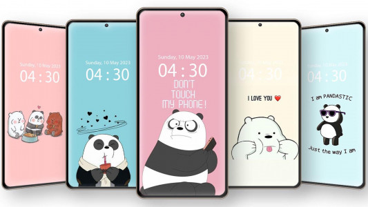 اسکرین شات 4 برنامه Bear Wallpaper Cute 4K