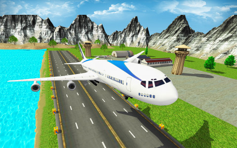 اسکرین شات بازی Real Airplane Flight Simulator 4