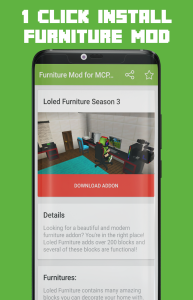 اسکرین شات 1 برنامه Furniture Mod for MCPE Loled 3