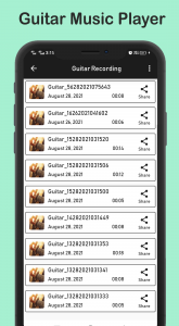اسکرین شات 5 برنامه Real Guitar Music Player