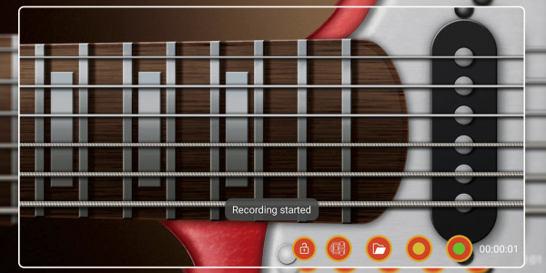 اسکرین شات برنامه Real Guitar Music Player 4