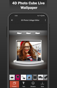 اسکرین شات 6 برنامه 4D Photo Cube Live Wallpaper