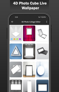اسکرین شات 5 برنامه 4D Photo Cube Live Wallpaper