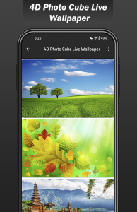 اسکرین شات 7 برنامه 4D Photo Cube Live Wallpaper