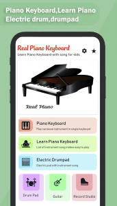 اسکرین شات برنامه Real Piano-Piano Keyboard 1