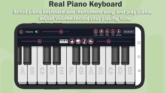 اسکرین شات برنامه Real Piano-Piano Keyboard 2