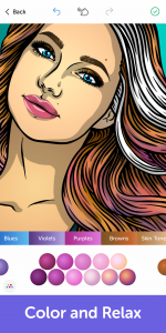 اسکرین شات 3 برنامه Recolor - Adult Coloring Book
