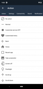 اسکرین شات برنامه Remap keys & floating button 3