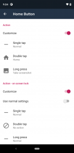 اسکرین شات برنامه Remap keys & floating button 2