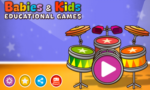 اسکرین شات برنامه Babies & Kids educational game 7