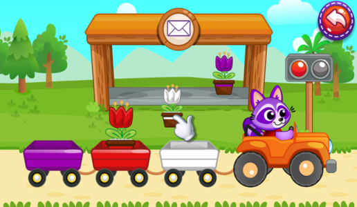 اسکرین شات 3 برنامه Kids Games - Learn by Playing