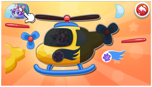 اسکرین شات 8 برنامه Kids Games - Puzzle World