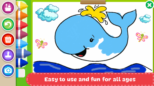 اسکرین شات 3 برنامه Paint and Learn Animals